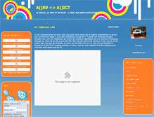 Tablet Screenshot of accro.blog.weareplaystation.fr